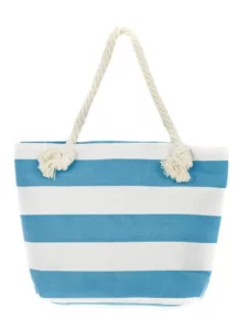Bolso de lona con asas de cuerda