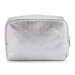 Metallic Tyvek pouch bag with zip closure