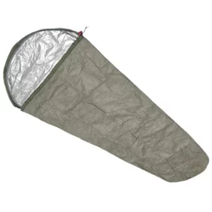 Tyvek ultralight sleeping bag with reflective interior for outdoor use